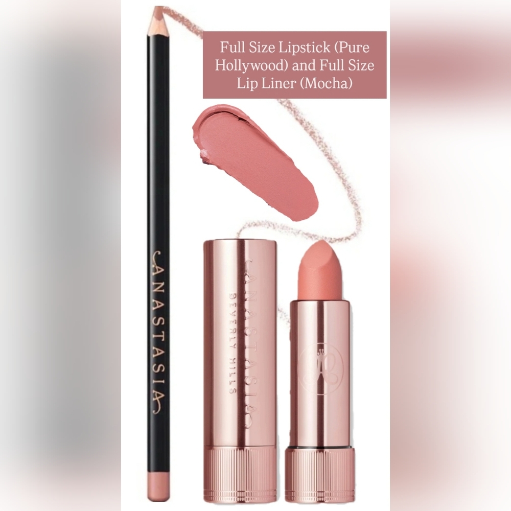 2 FOR 1! Anastasia Beverly Hills Lip Liner/Lipstick! NEW Sealed!